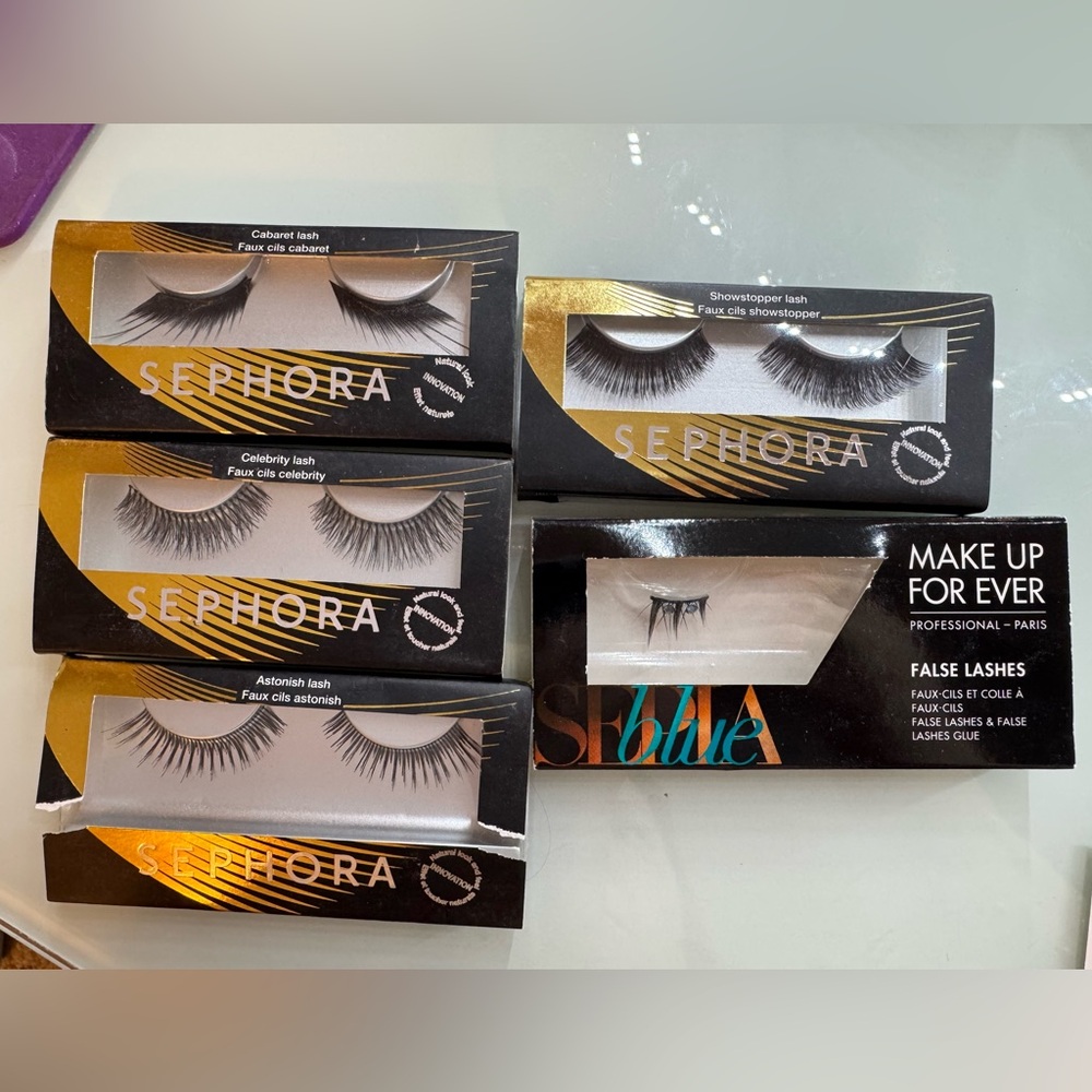 5 sets of false lashes